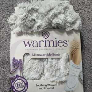 Warmies Gray Microwavable Boots
